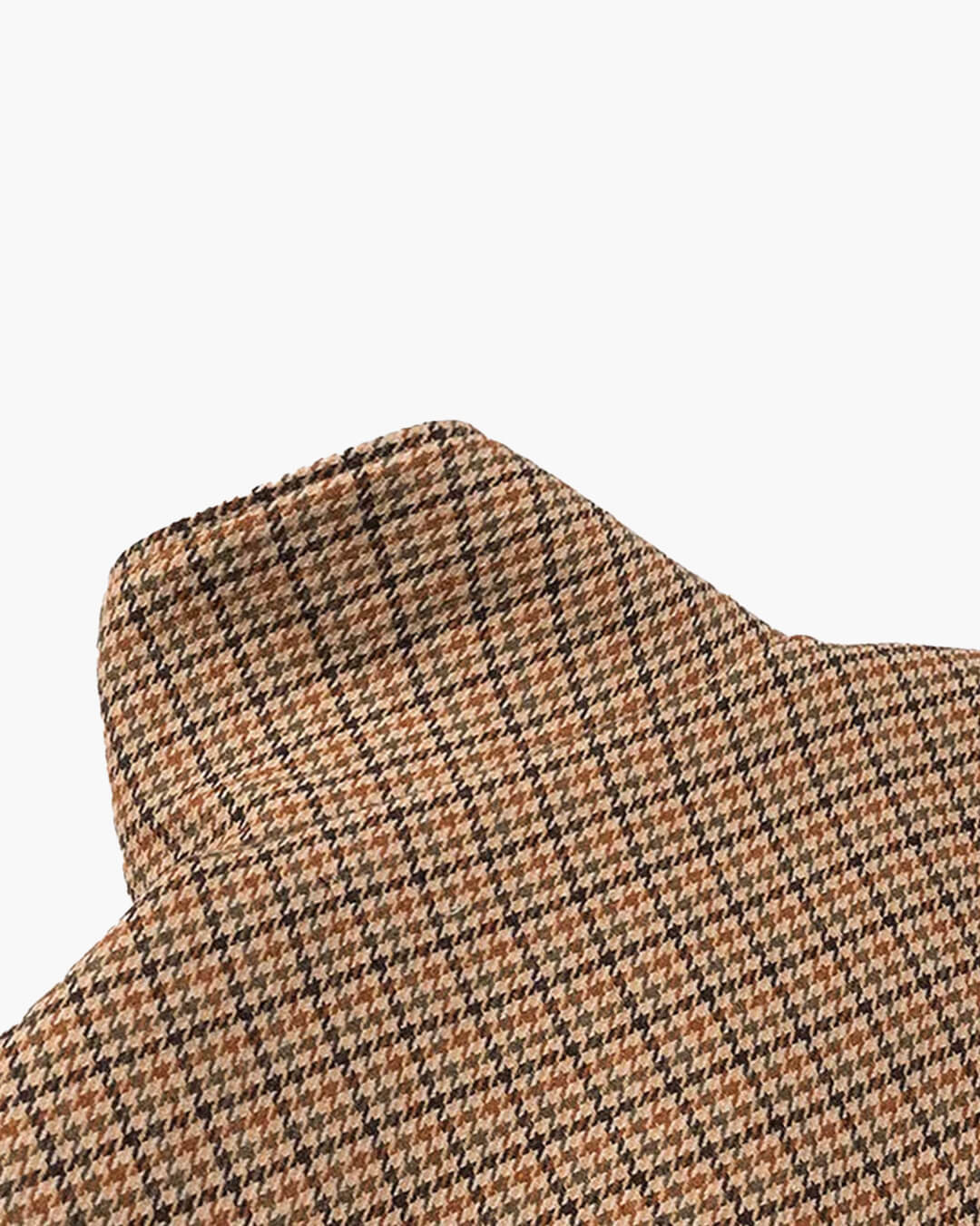 Ava Funnel Neck Houndstooth Short Jacket