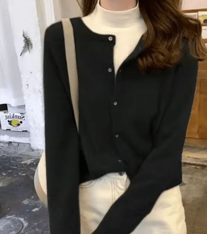 Emilia Button Front Knit Cardigan