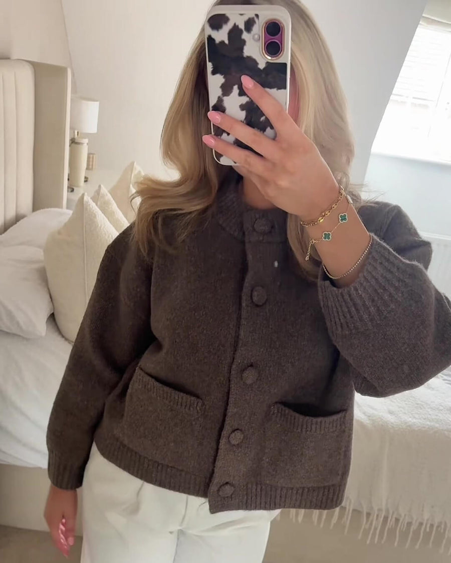 Nessa Thick Knitted Cardigan
