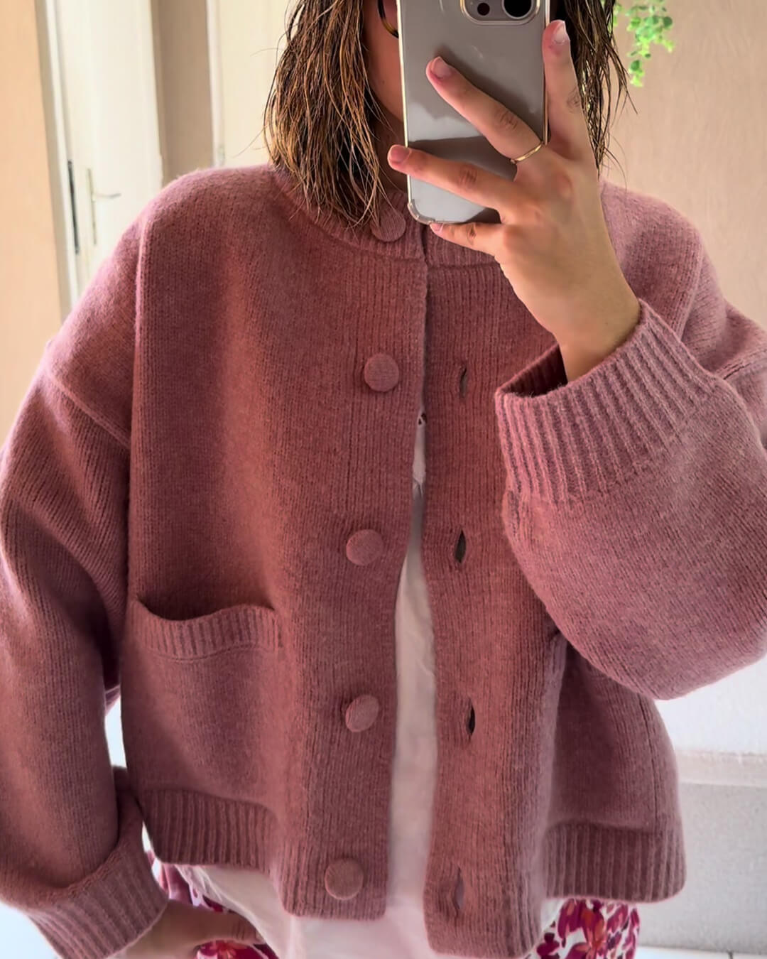 Nessa Thick Knitted Cardigan