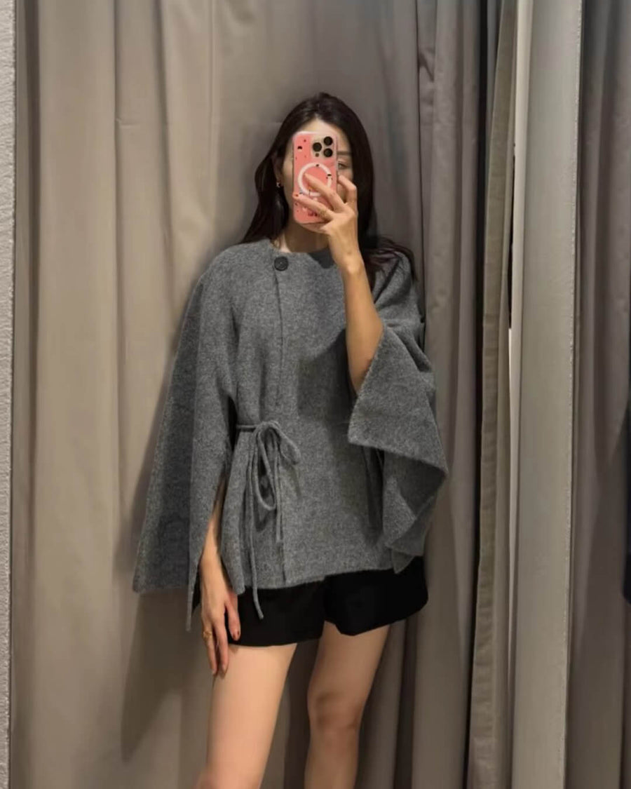 Suzette Slit Batwing Cardigan