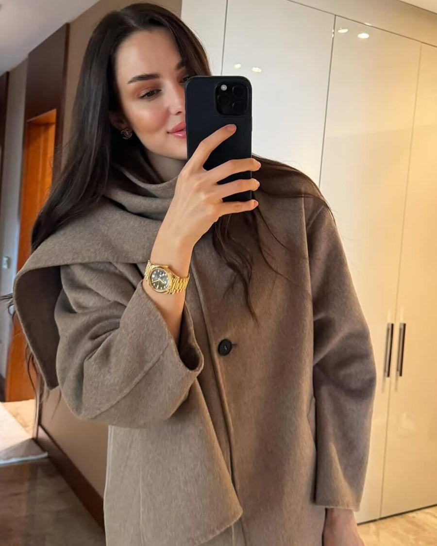 Cecille Coat with Scarf