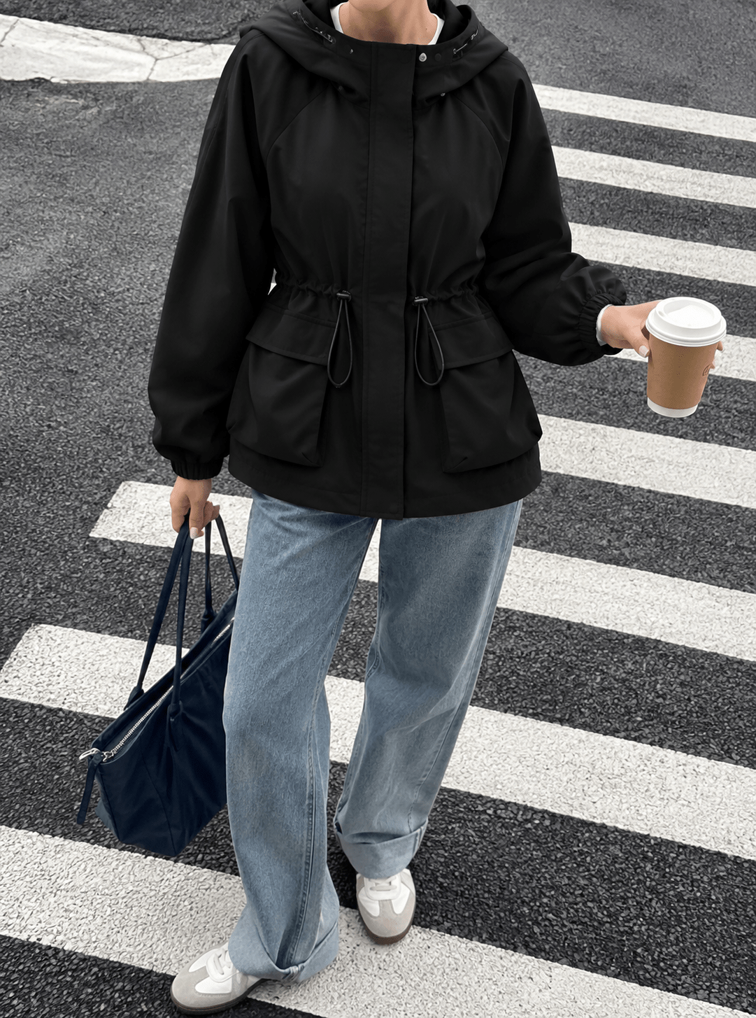 Adelia Waterproof Hooded Jacket