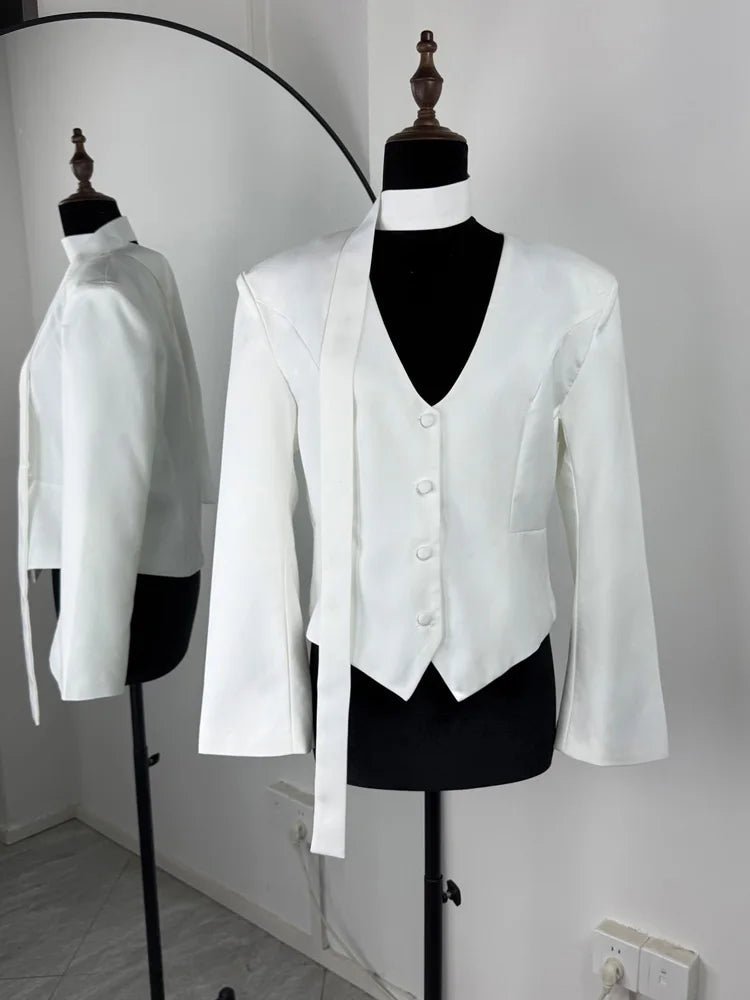Angie Lace Up Blazer