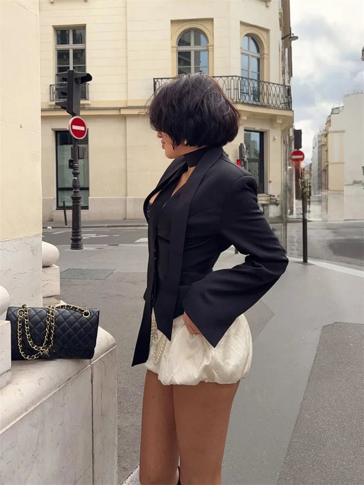 Angie Lace Up Blazer