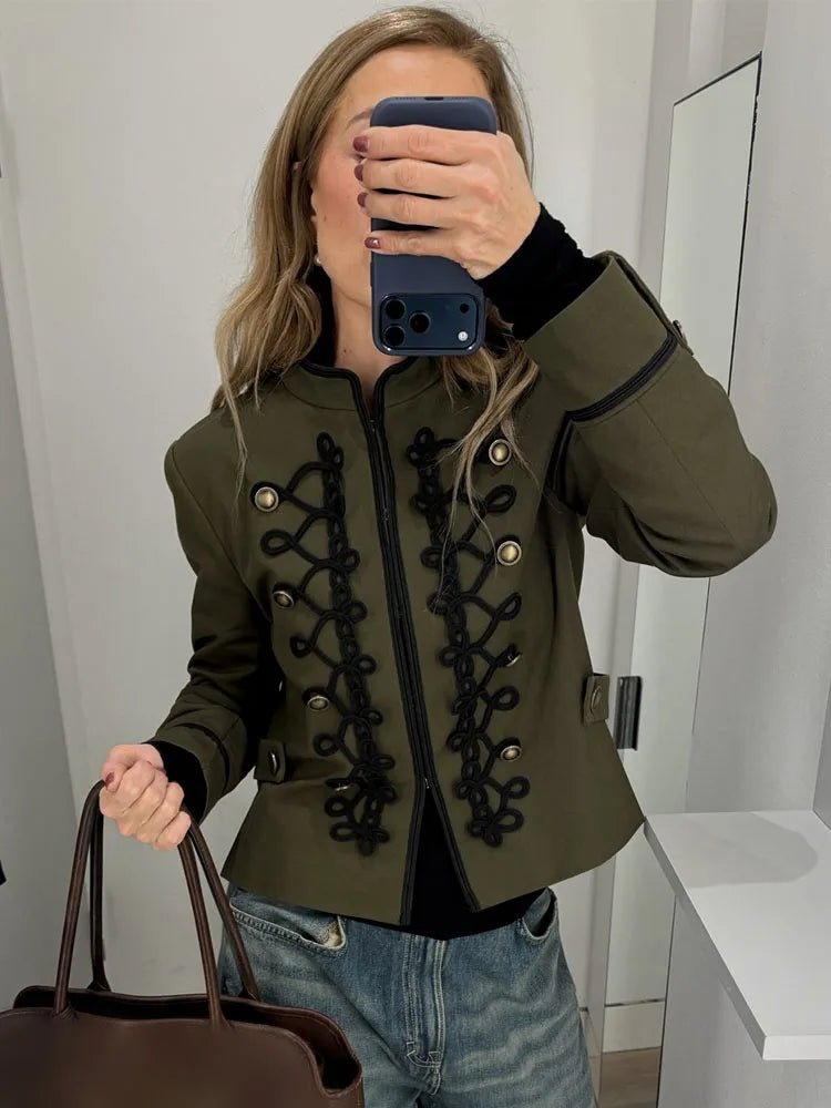 Becky Rope Knot Buckle Napoleon Jacket