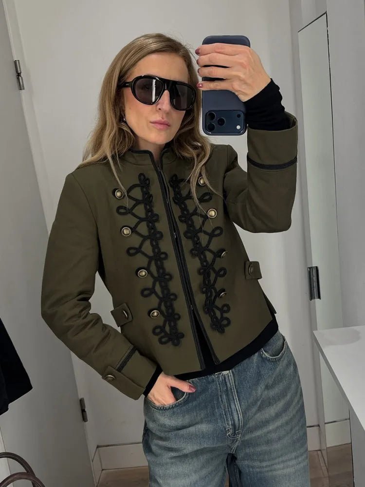 Becky Rope Knot Buckle Napoleon Jacket