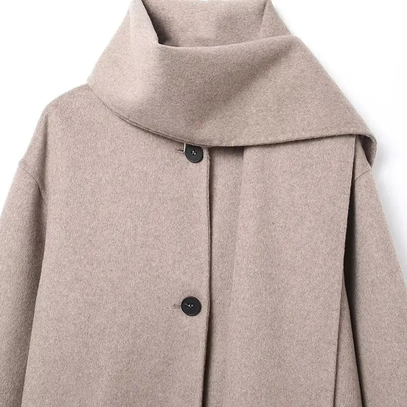 Cecille Coat with Scarf