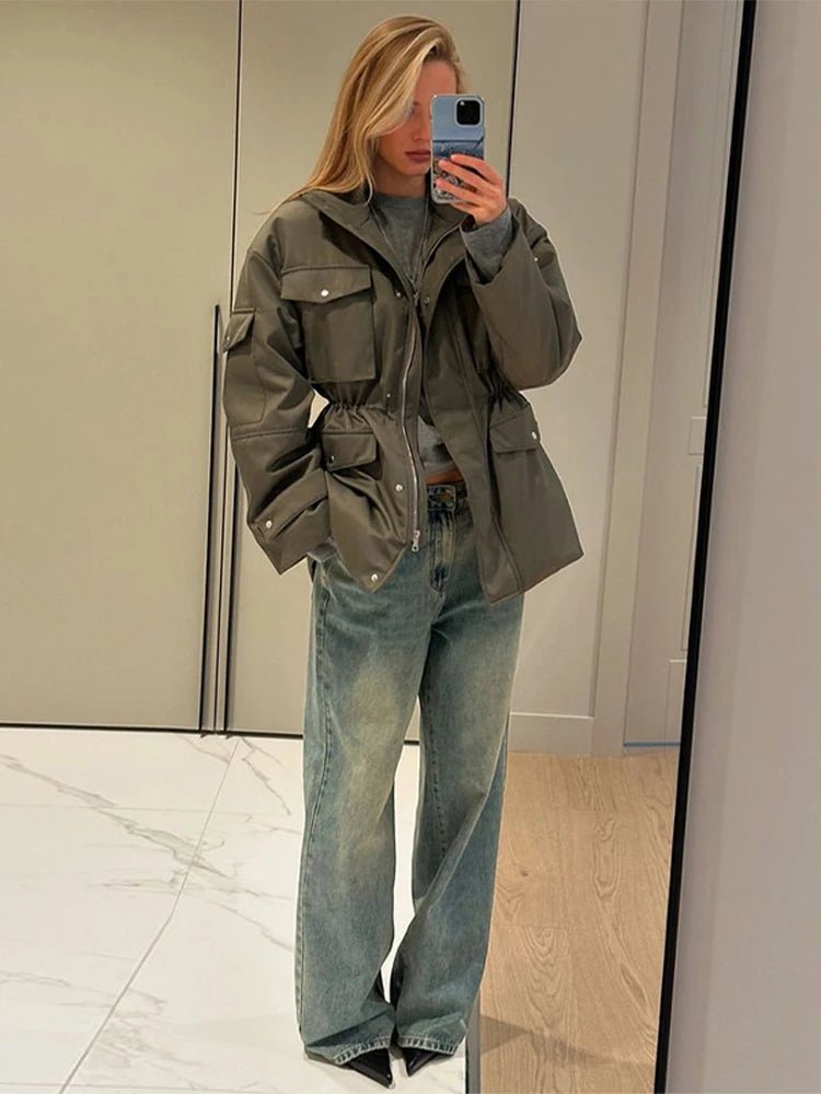 Cressida Elastic Waist Utility Jacket