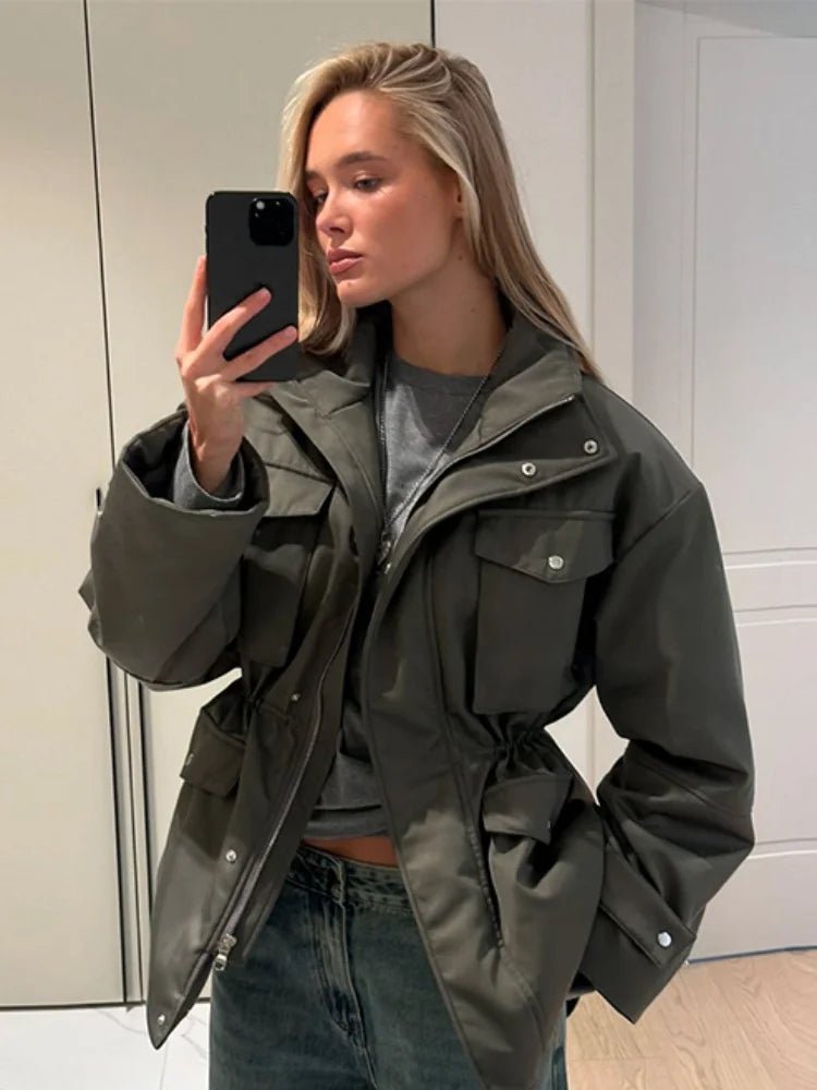 Cressida Elastic Waist Utility Jacket