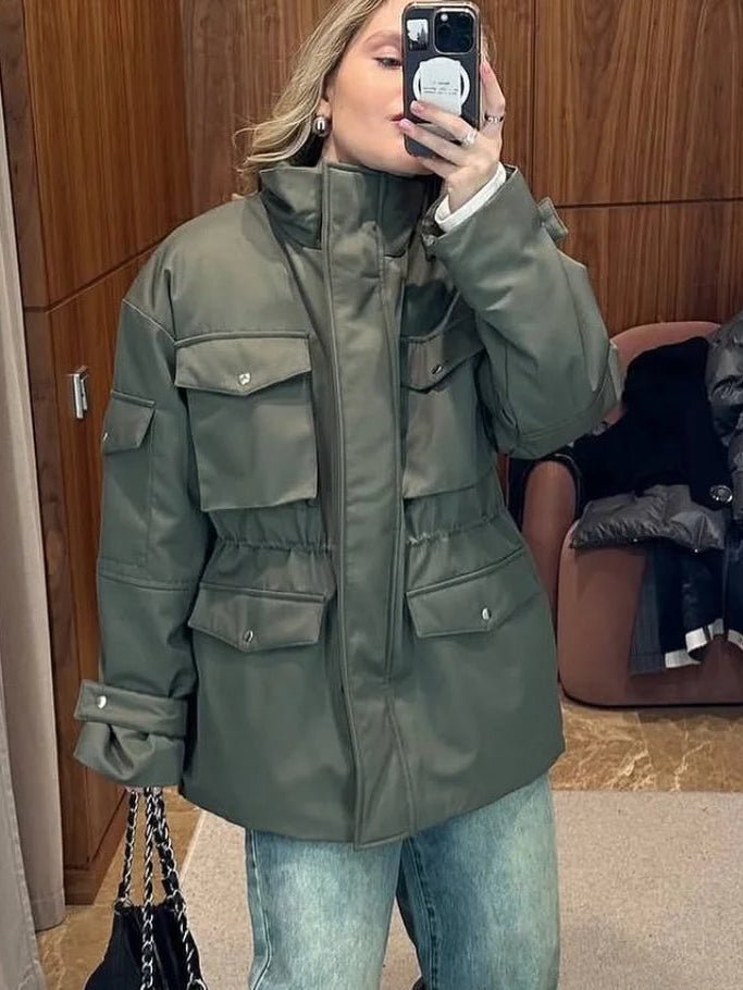 Cressida Elastic Waist Utility Jacket