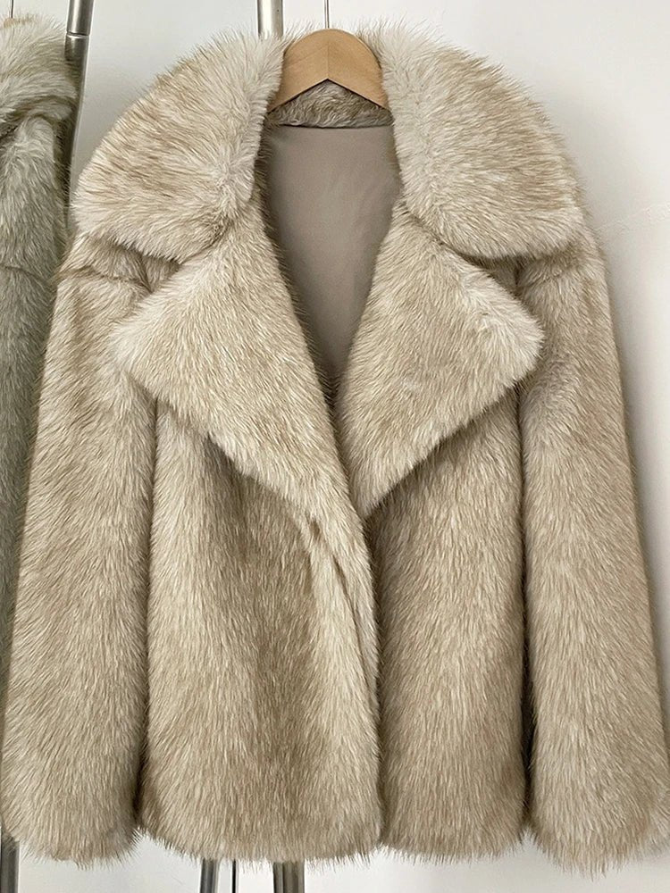 Darcy Mid-Length Fluffy Jacket