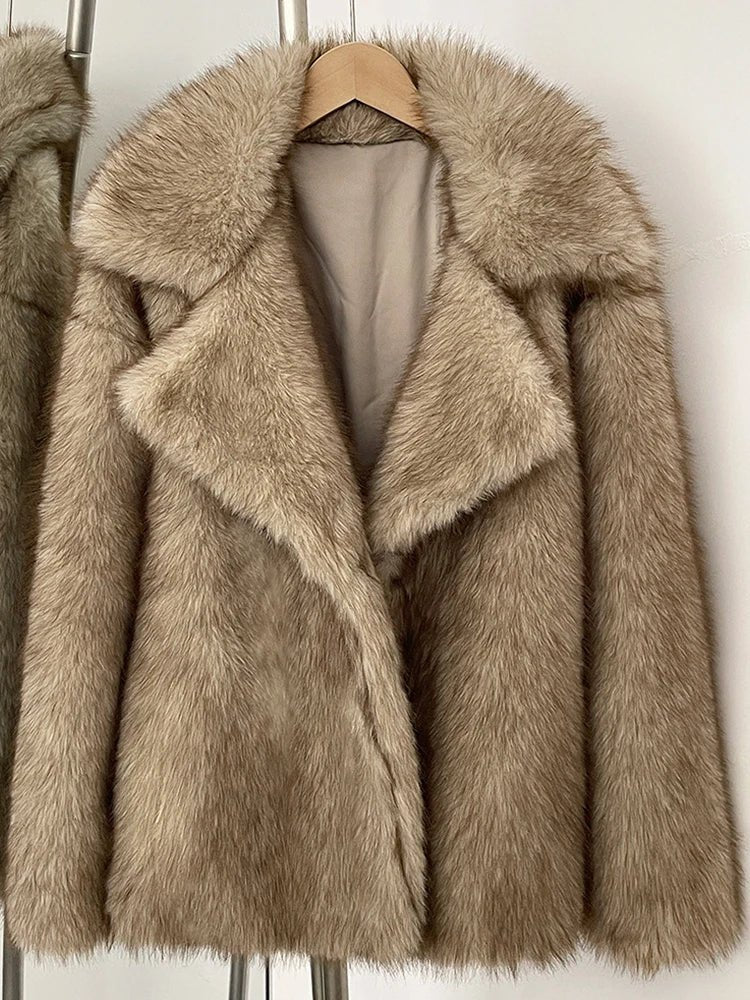 Darcy Mid-Length Fluffy Jacket
