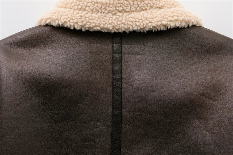 Elora Faux Leather Jacket