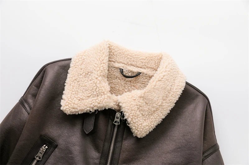 Elora Faux Leather Jacket
