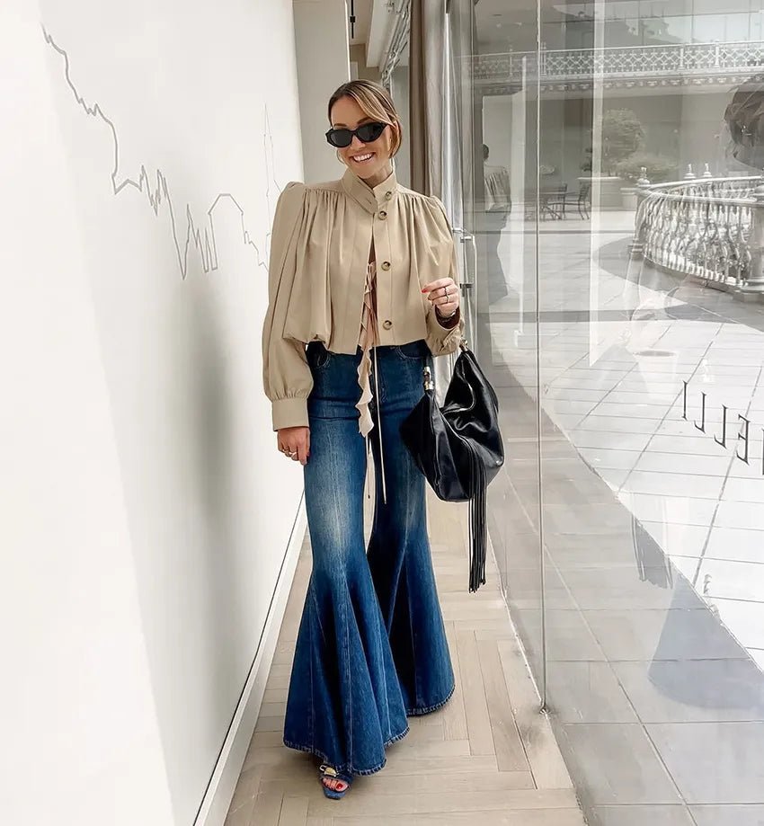 Karina Cropped Pleated Jacket