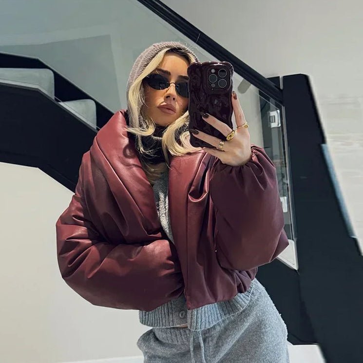 Lara Lapel Leather Jacket