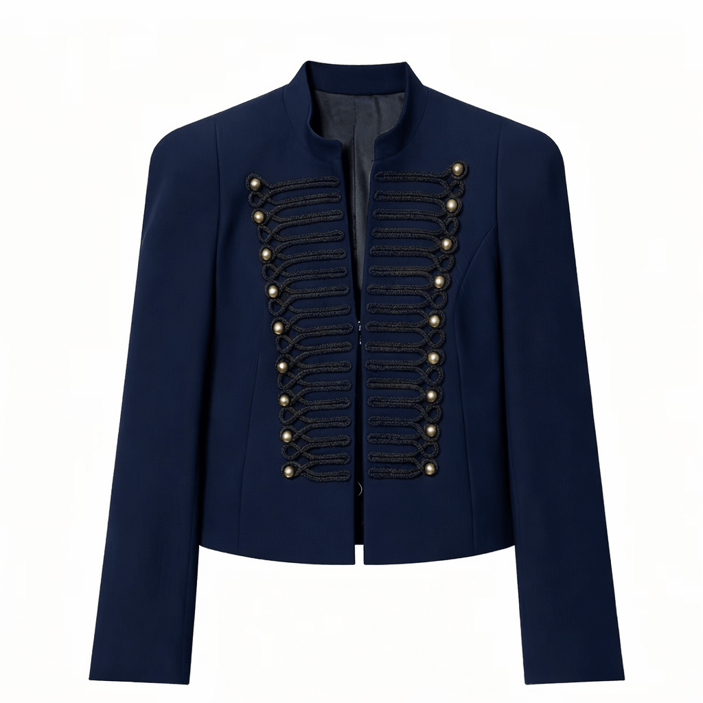 Nadya Stand Collar Napoleon Jacket
