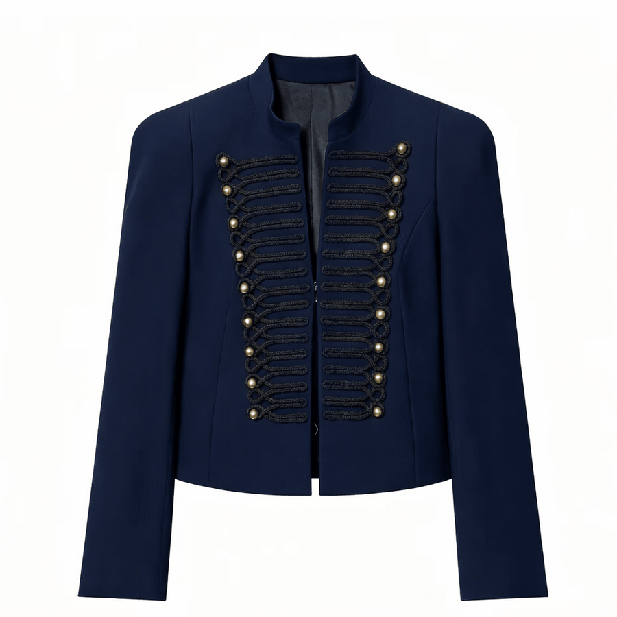 Nadya Stand Collar Napoleon Jacket