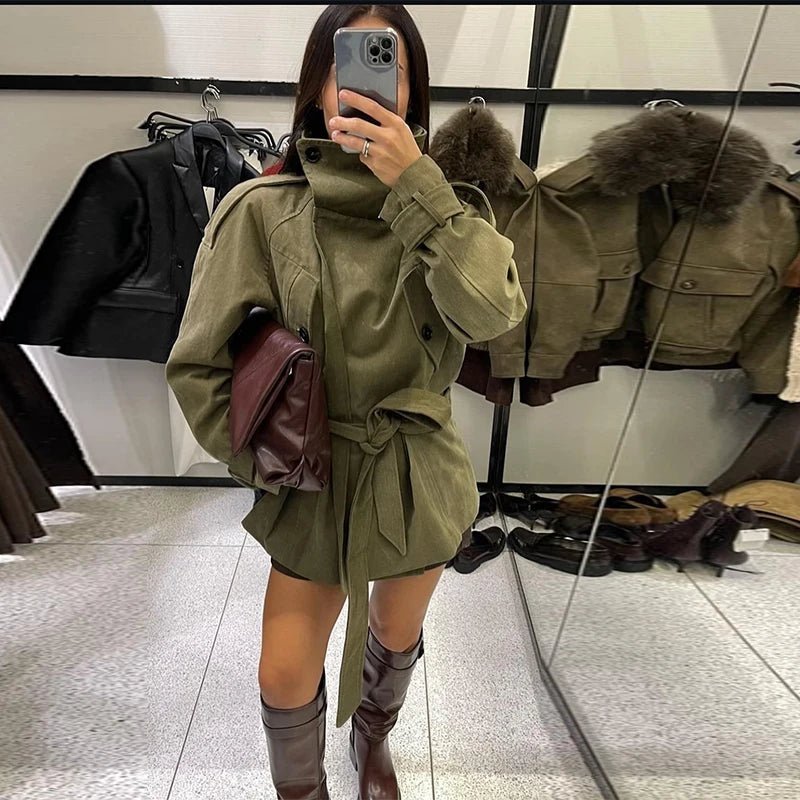 Sophia Belted Trench Coat