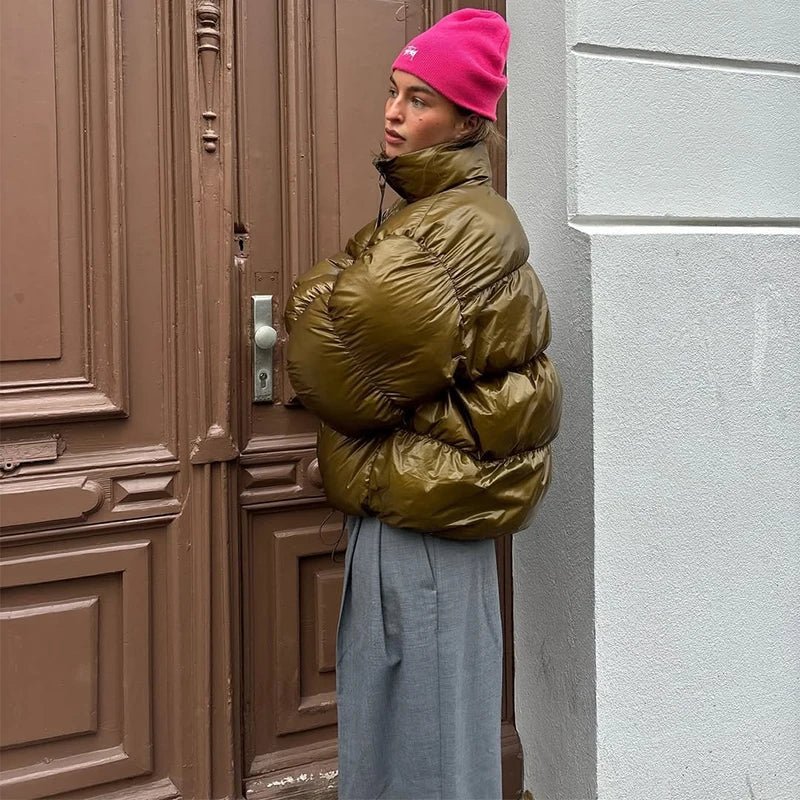 Olivia Shiny Puffer Jacket