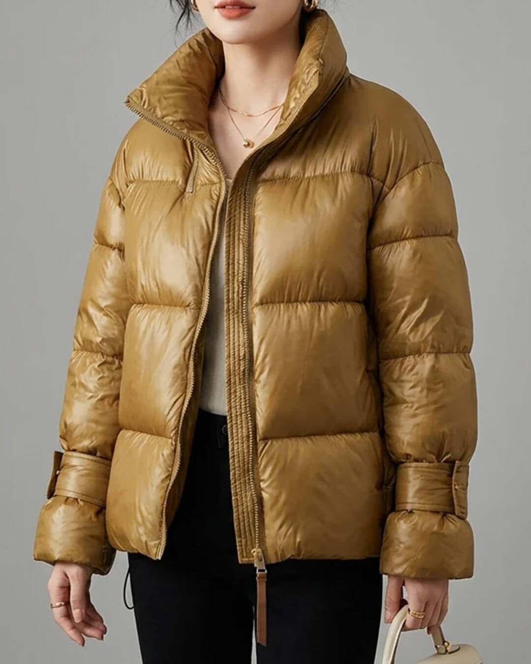 Olivia Shiny Puffer Jacket
