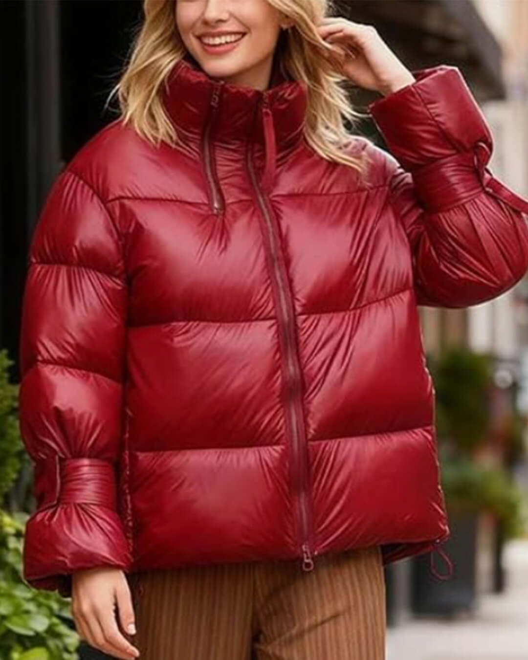 Olivia Shiny Puffer Jacket