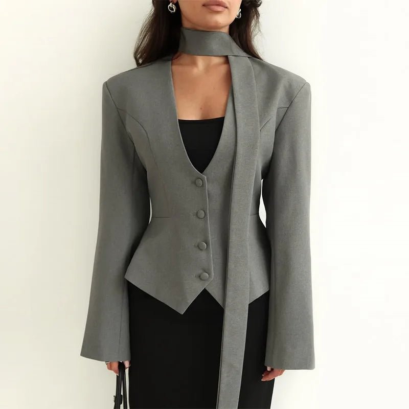 Scarlett Scarf Blazer Coat
