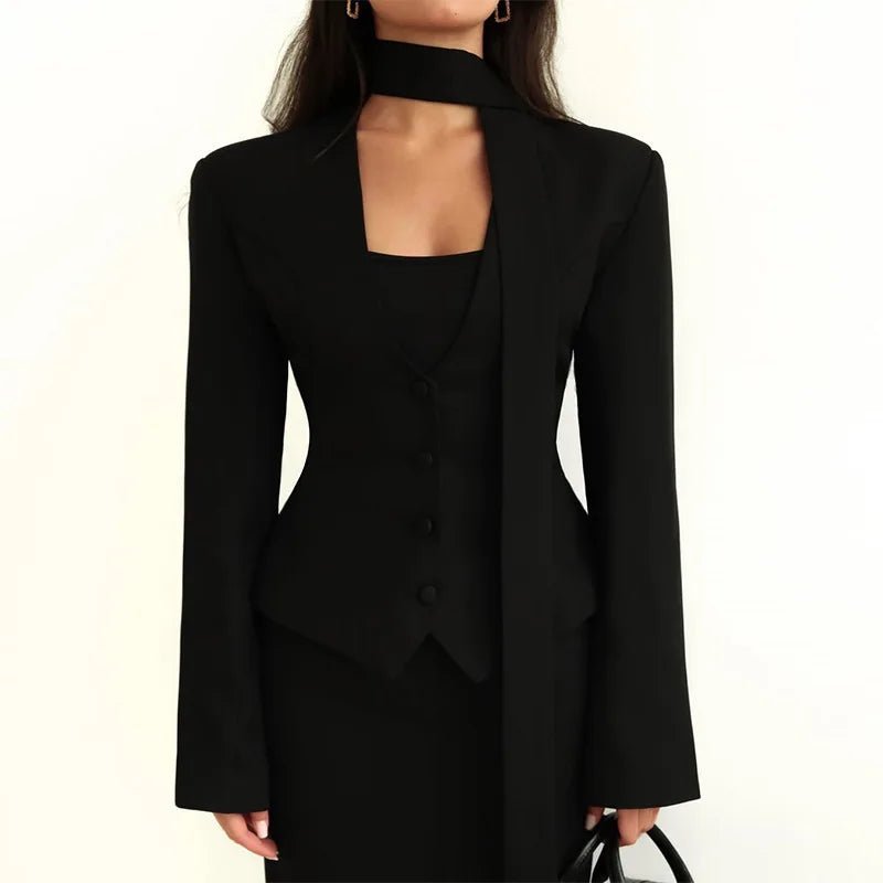 Scarlett Scarf Blazer Coat