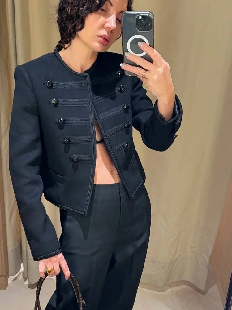 Sheila Black Napoleon Jacket