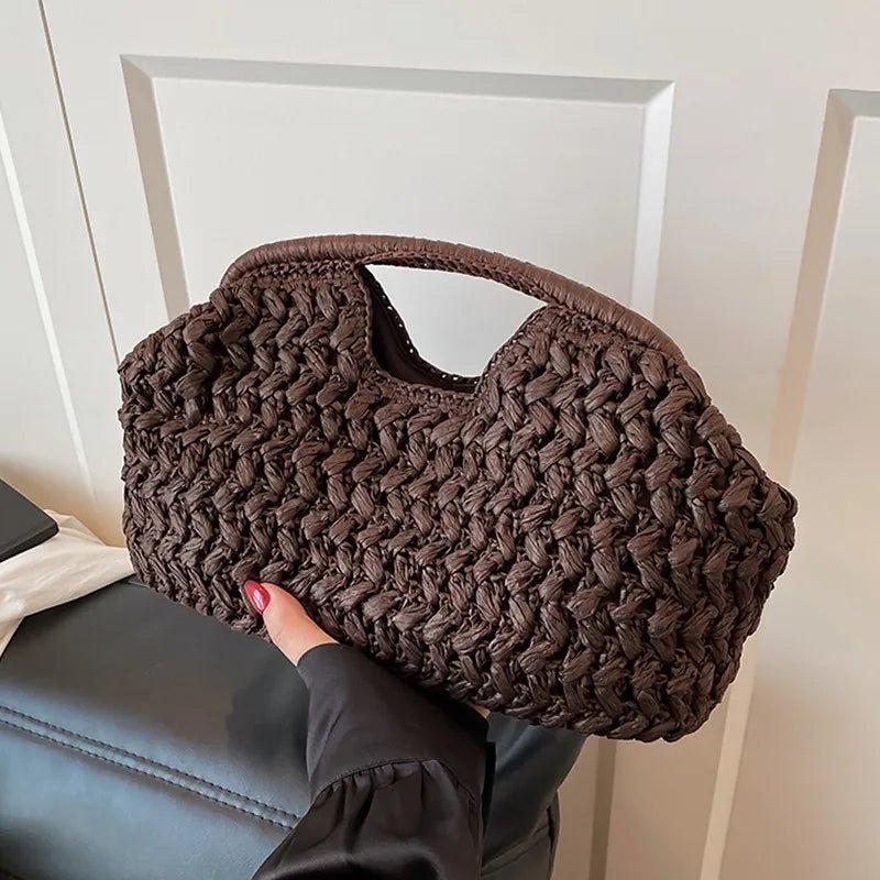 Bianca Woven Rattan Tote