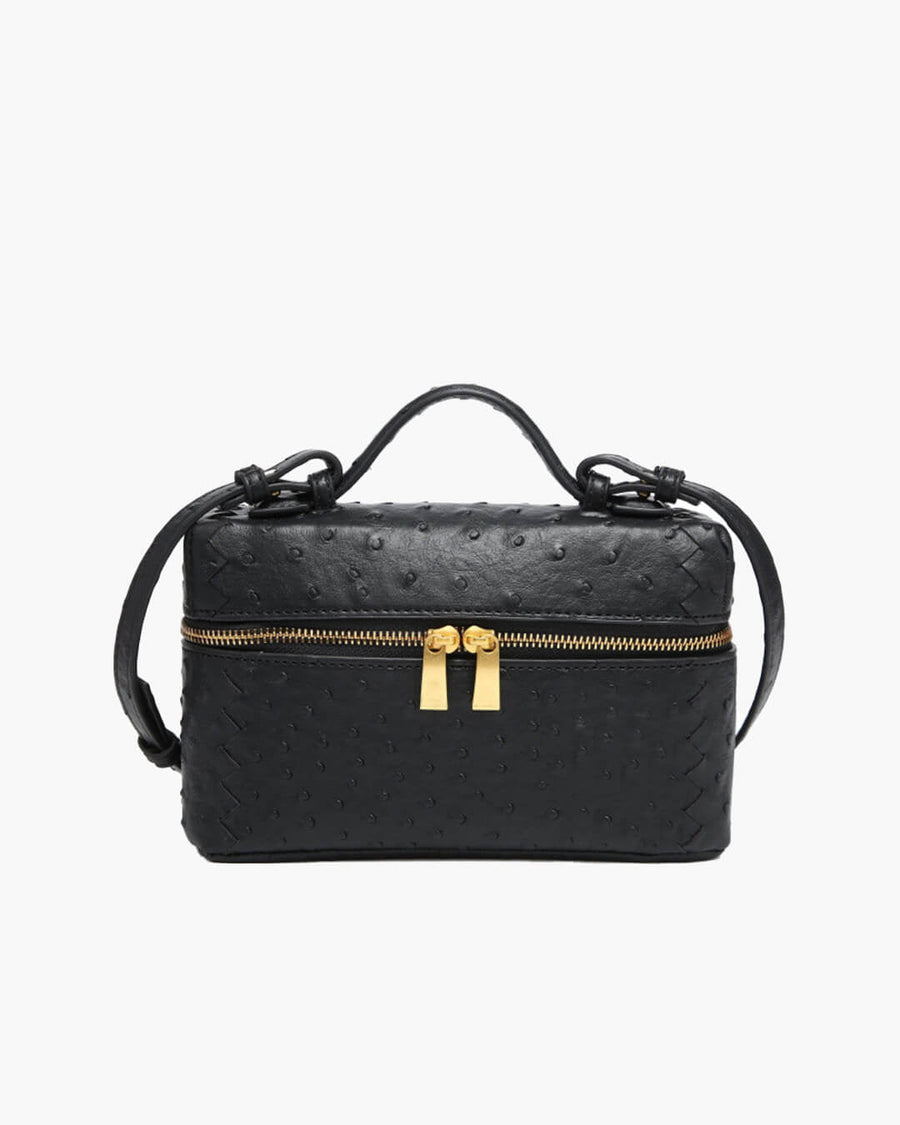 Delphine Leather Box Bag