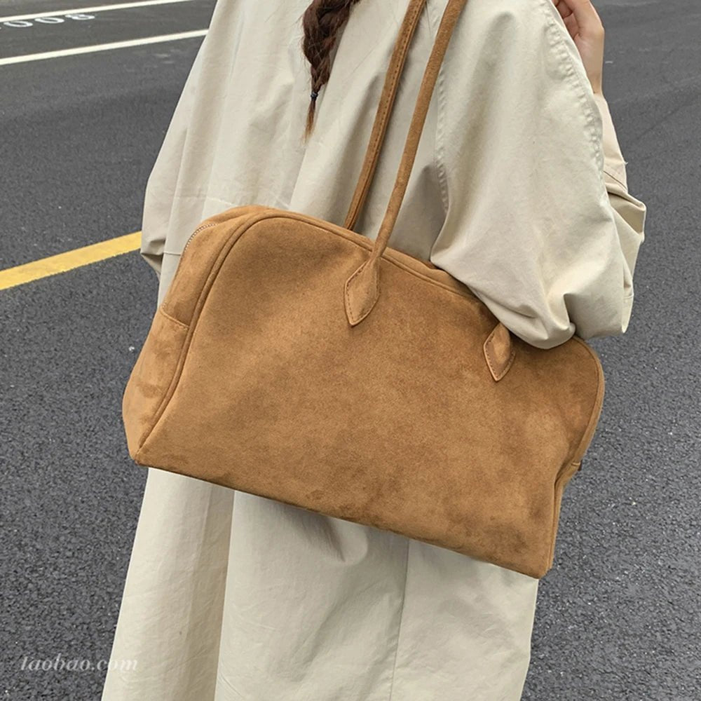 Jenny Suede Shoulder Bag