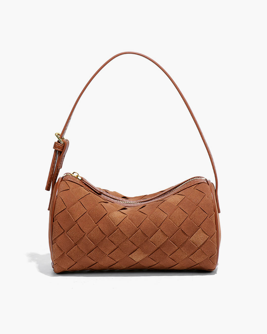 Eva Woven Suede Bag