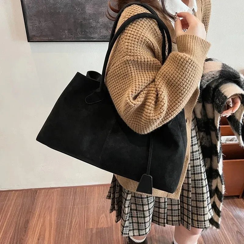 Joan Vegan Suede Bag