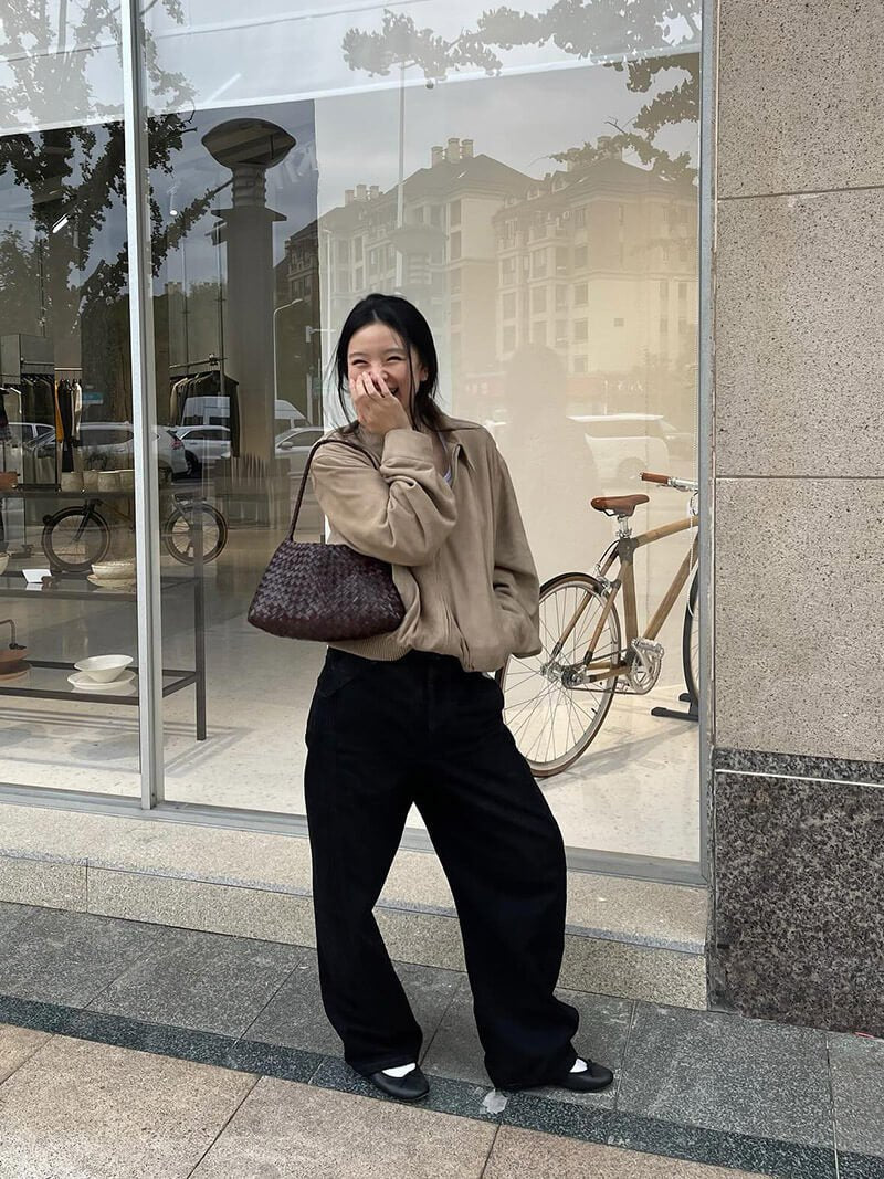 Marissa Vegan Leather Woven Bag Small