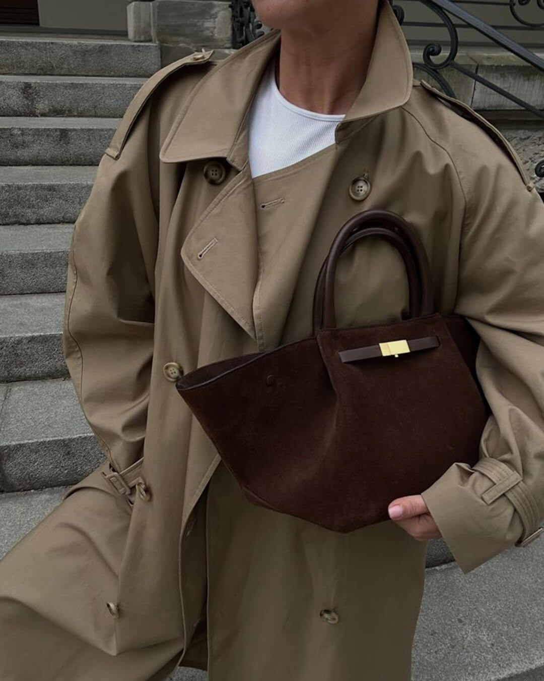 Melanie Suede Bag