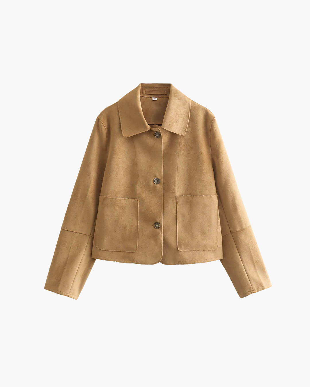 Jane Faux Suede Cropped Jacket