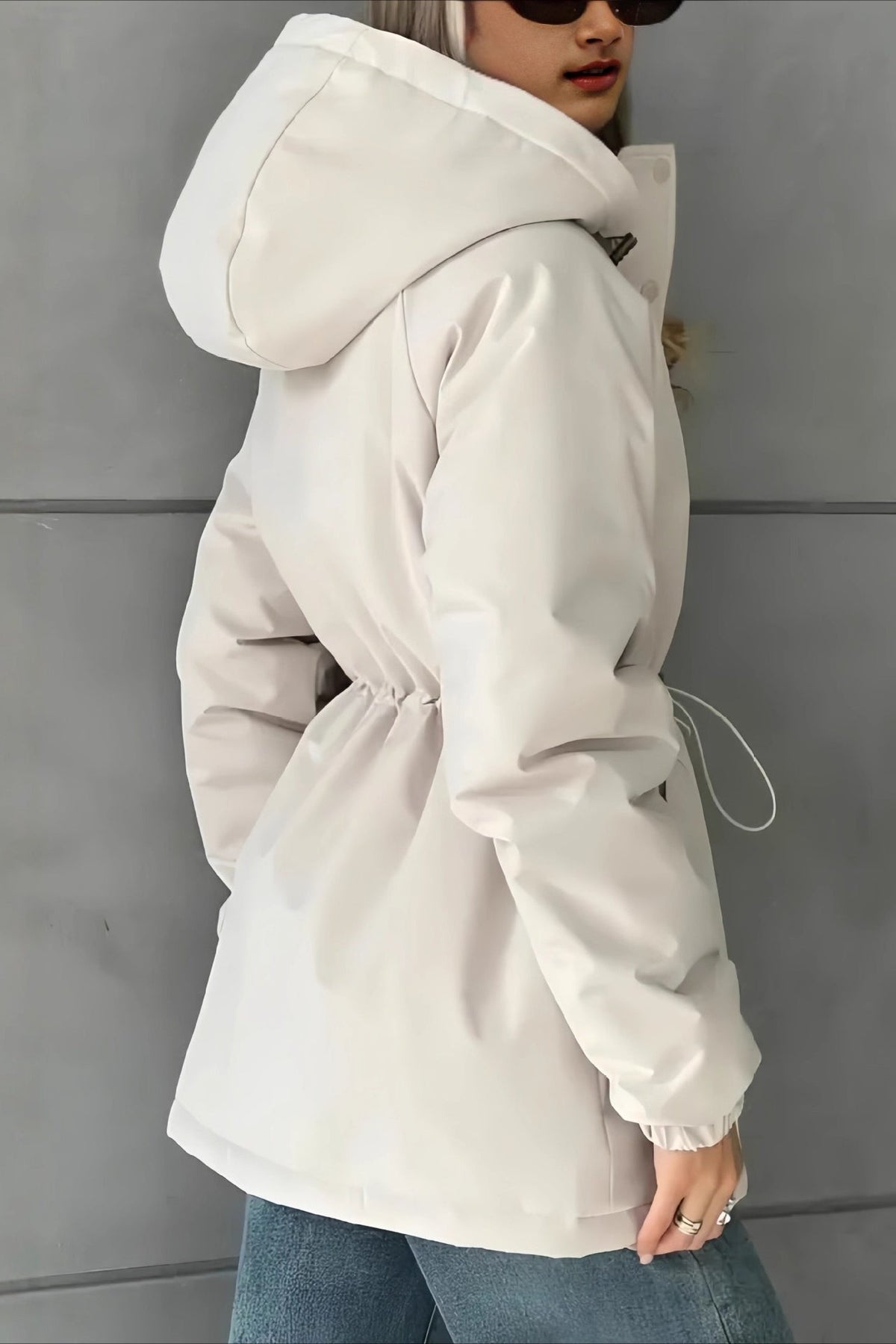 Adele Hooded Windbreaker Jacket