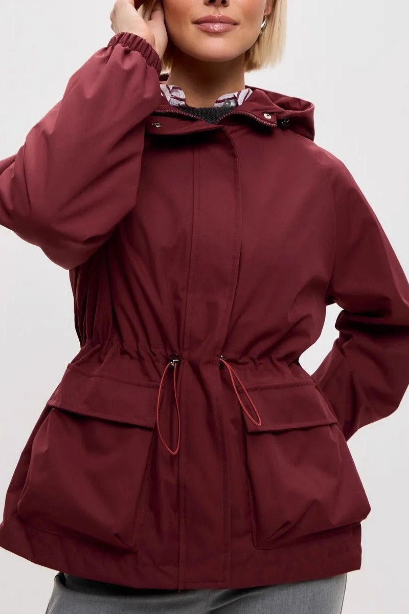 Adelia Waterproof Hooded Jacket