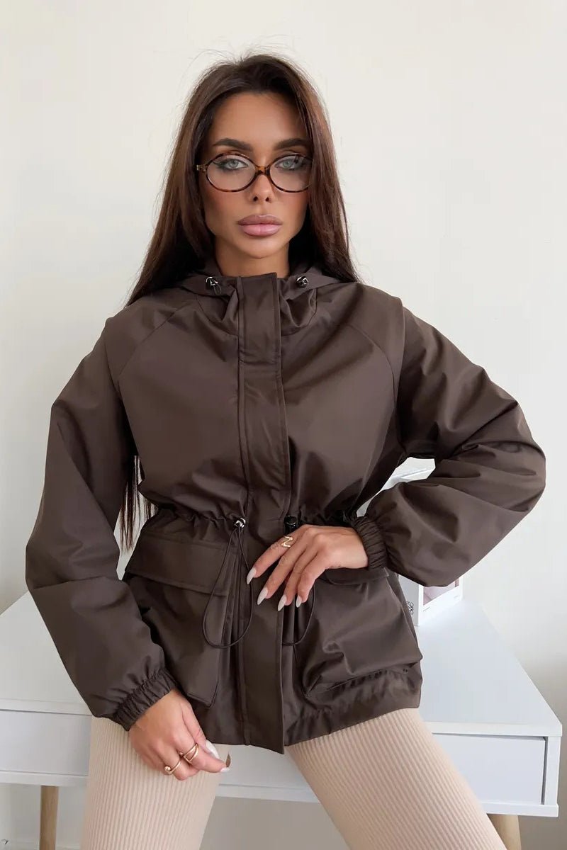 Adelia Waterproof Hooded Jacket