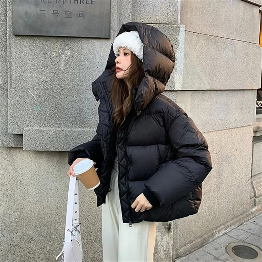 Adaure Thick Hooded Puffer Jacket