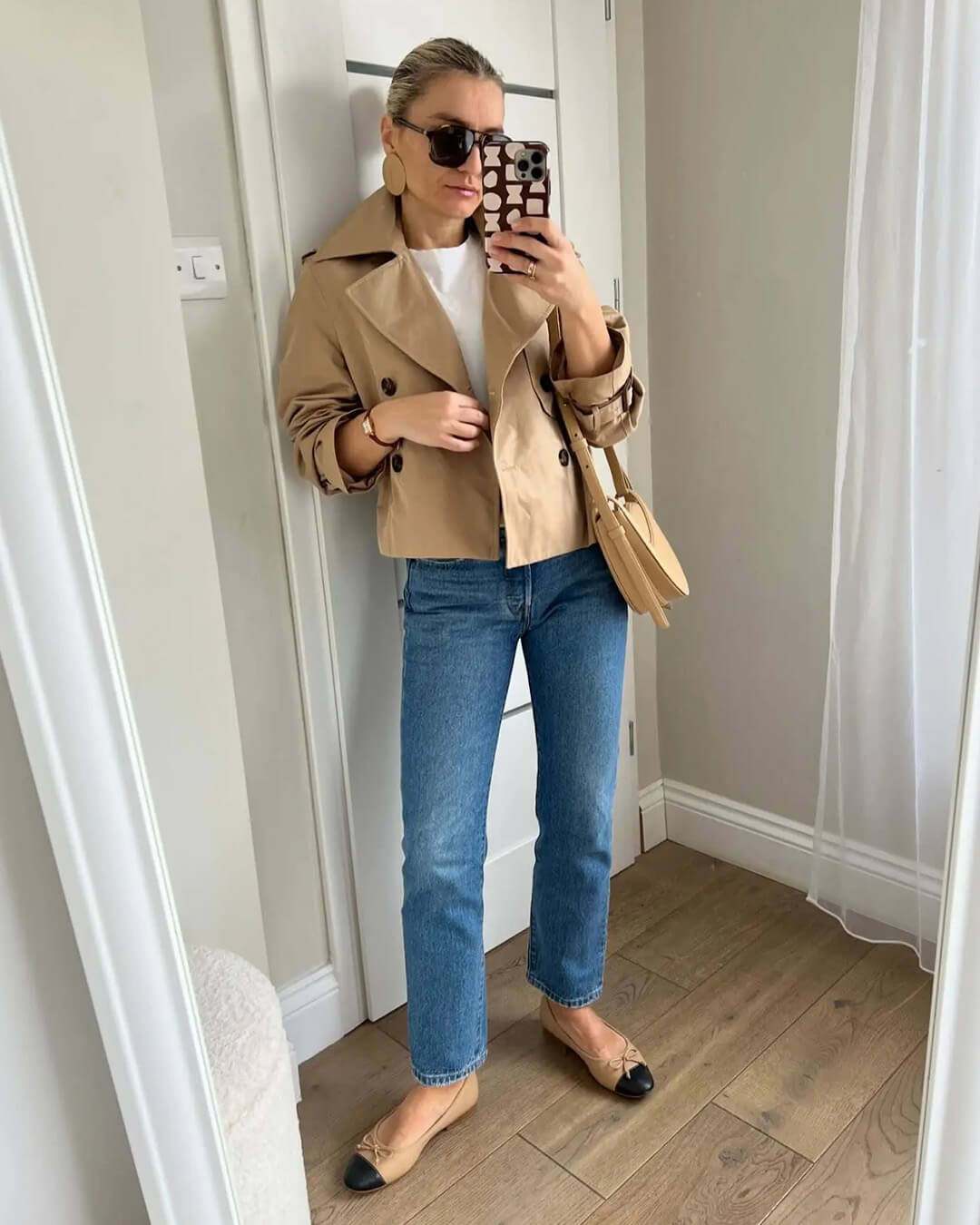 Bellatrix Cropped Trench Coat