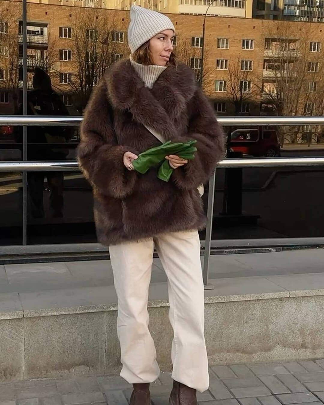 Carissa Faux Fur Coat