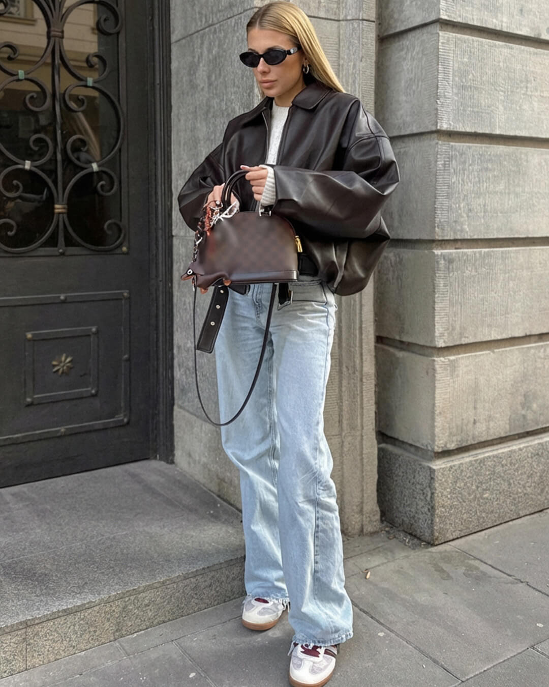 Georgia Vegan Leather Jacket