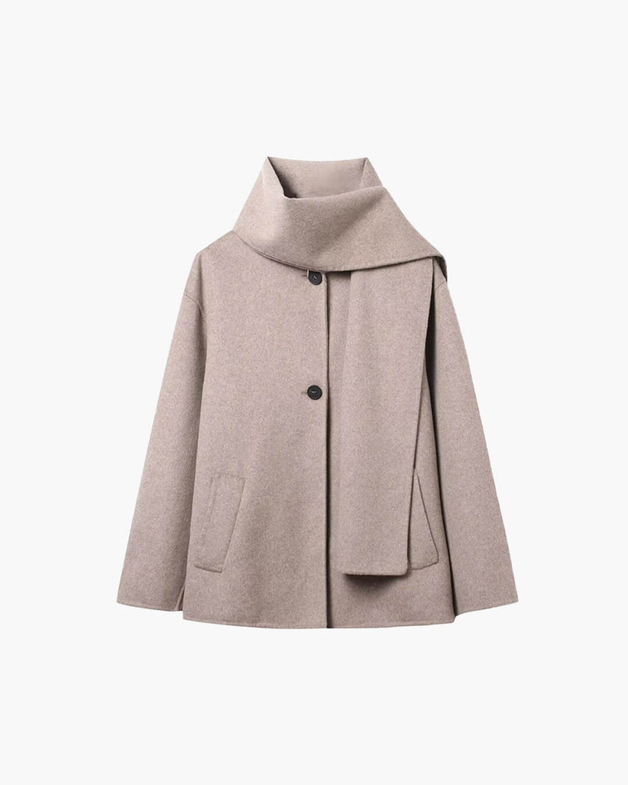 Cecille Coat with Scarf