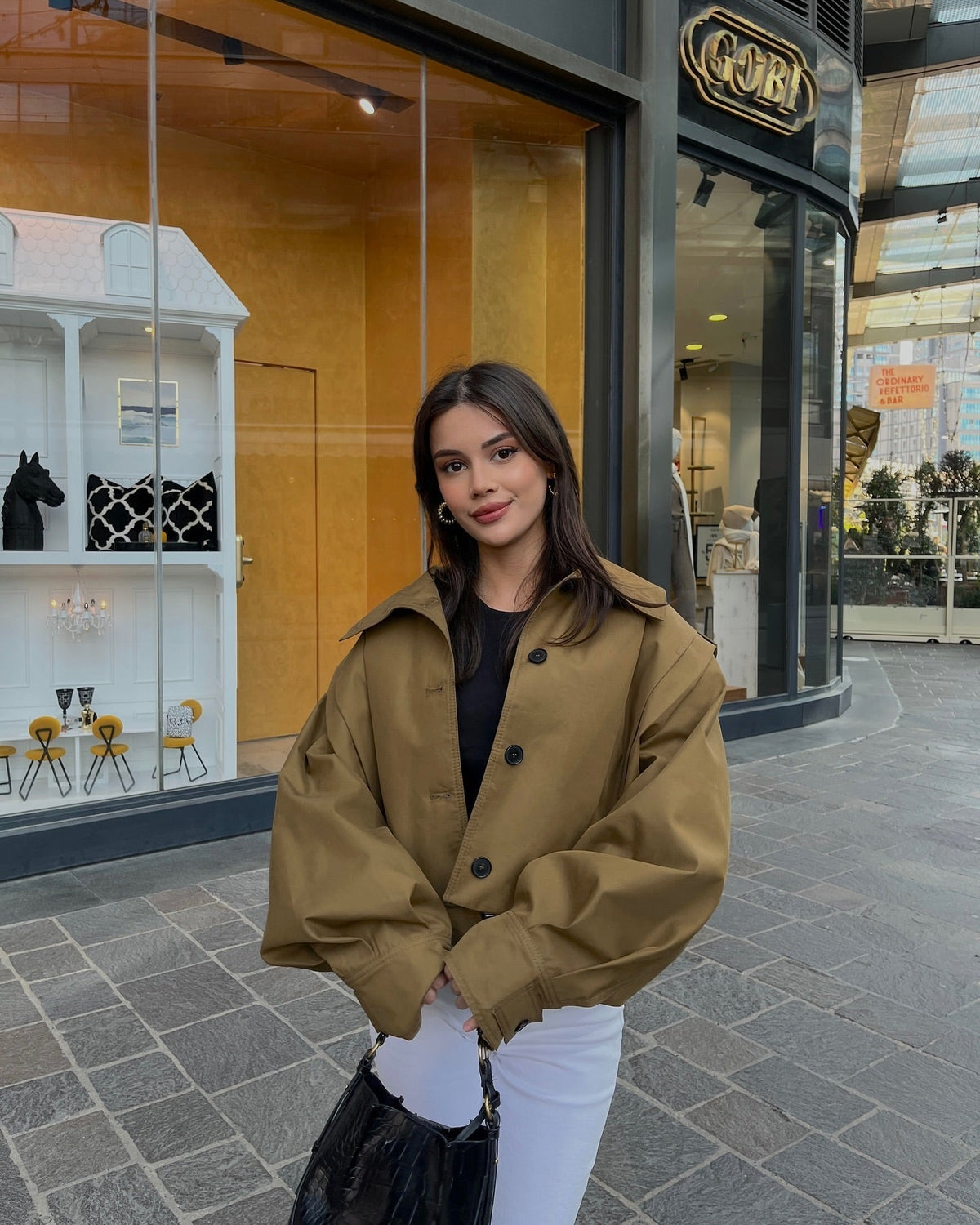 Celia High Collar Short Jacket