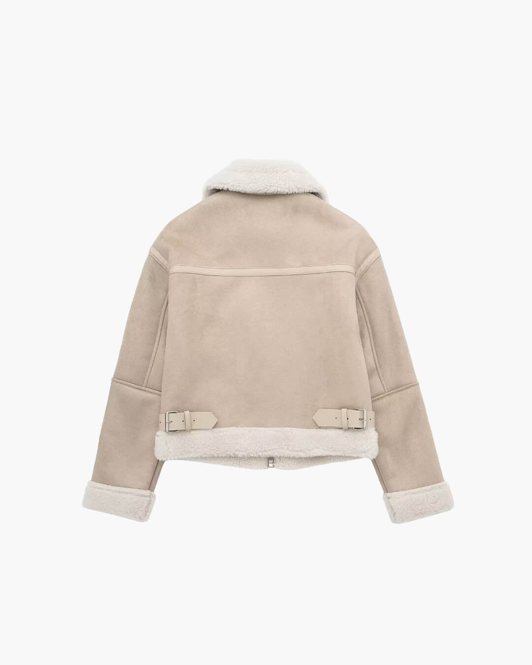 Cindy Suede Faux Fur Jacket