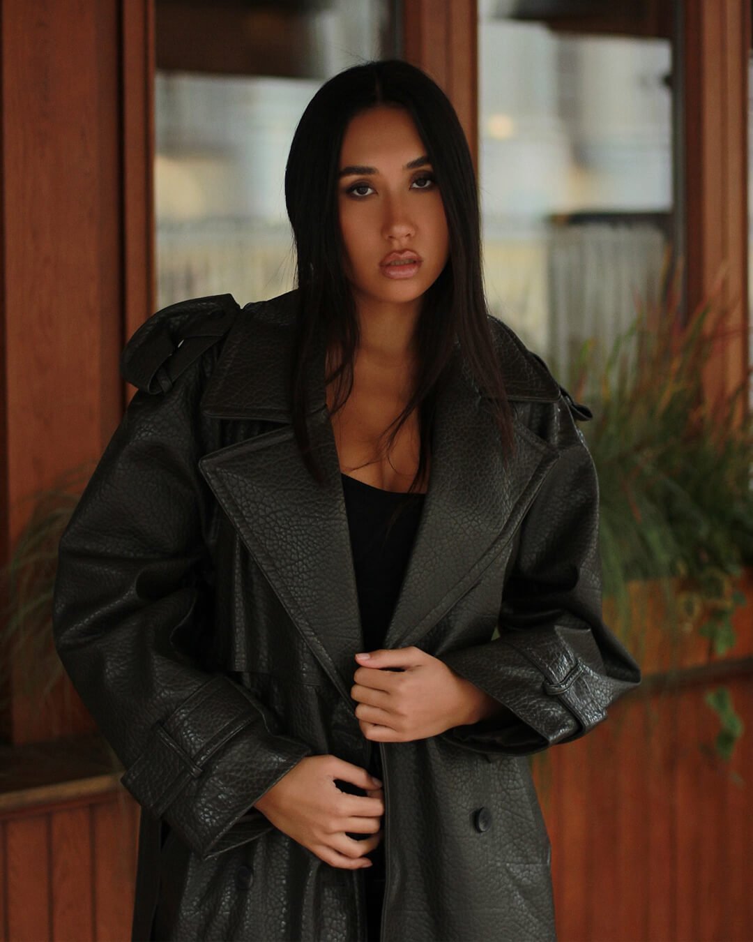 Danica Long Leather Jacket