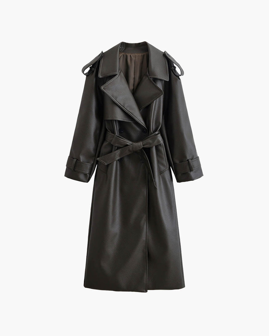 Danica Long Leather Jacket
